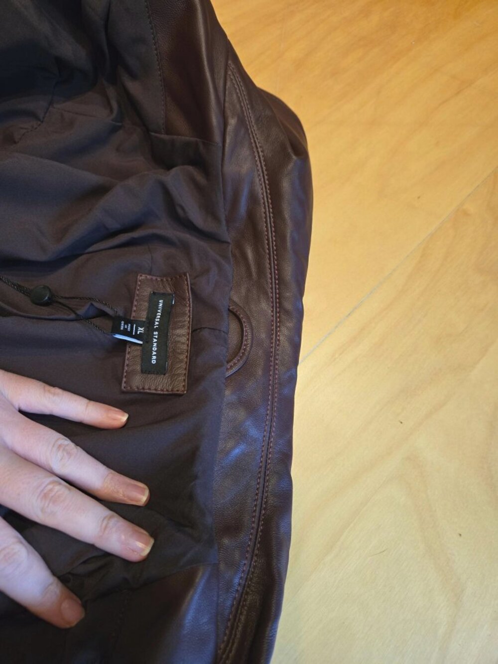 Leeron Leather Moto Jacket - Chili Chocolate - Picture 10 of 13